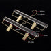 Stylish Acrylic Hanger Set with Attached Hanging Bar for Closet Organization
