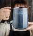 Retro Ceramic Mug with Spoon and Lid - 600ml