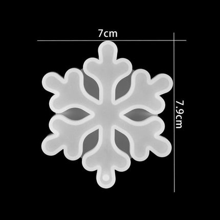 Charming Snowflake DIY Craft Set for Unique Christmas Jewelry and Ornaments