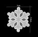 Festive Snowflake DIY Craft Kit for Making Christmas Jewelry and Decor
