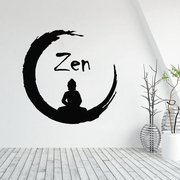 Create a Tranquil Haven: Zen Circle Wall Decals for Blissful Fitness Spaces