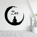 Elevate Your Fitness Space with Serene Zen Circle Wall Stickers - Create a Peaceful Oasis