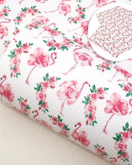 Christmas Blossom Synthetic Leather Craft Sheets - Craft Your Holiday Magic!