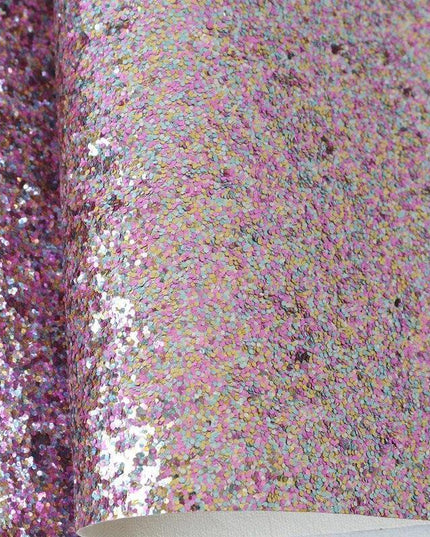 Radiant 3D Glitter Fabric Sheets - Creative DIY Craft Kit with Bold Colors