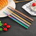 Elevate Your Dining Experience with 21cm Non-slip Chopsticks for Effortless Meal Times