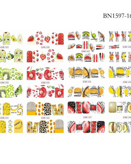 Winter Wonderland Russian Nail Art Decals