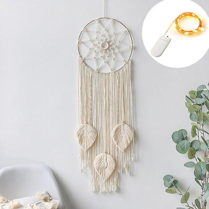 Moonlit Dreams Macrame Wall Hanging - Handcrafted Eco-Conscious Bohemian Decor