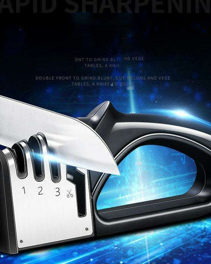 DiamondPro 4-in-1 Premium Knife & Scissor Sharpener - Effortless Blade Maintenance Tool