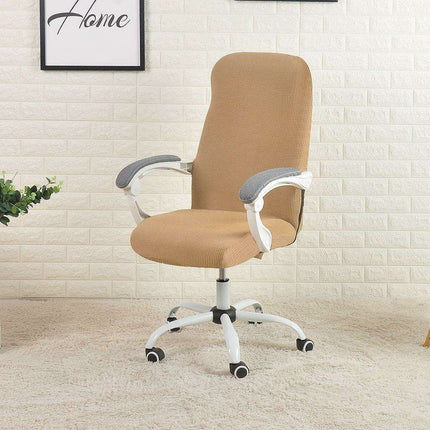 Stylish Jacquard Slipcover for Water-Resistant Office Chairs - Perfect for Home and Office