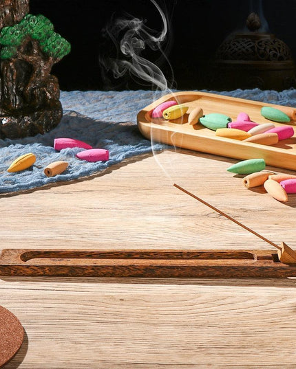 Tranquil Bamboo Incense Holder for Harmonious Living