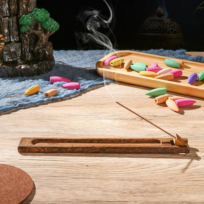 Bamboo Bliss Incense Burner for Tranquility and Meditation