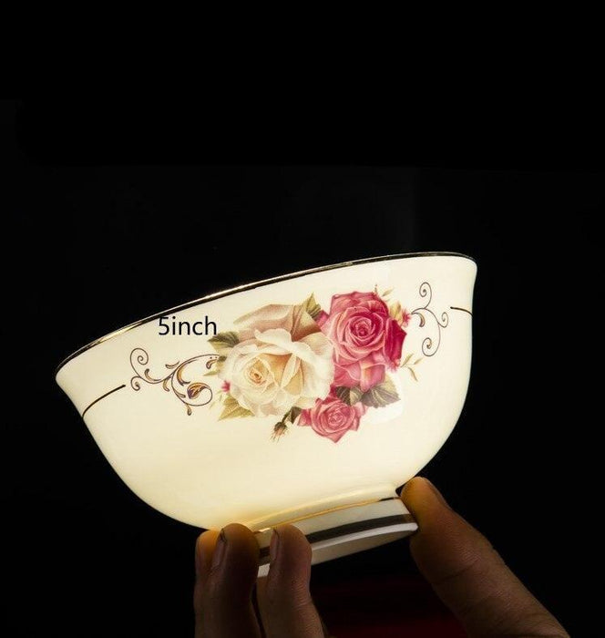 Elegant Guci Free Bone China Dining Collection with Stylish Ceramic Bowl