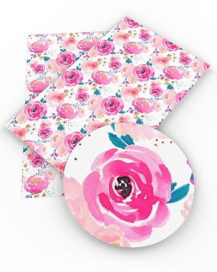 Floral Fantasy: Luxurious Synthetic Leather for Inspired Crafting