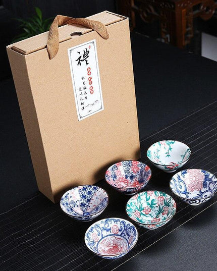 Sophisticated Blue and White Vintage Chinese Porcelain Tea Cup Collection for Puer Tea Lovers