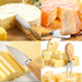 Cheese Lover's Stainless Steel Knife Set with Elegant Wooden Handles - Complete Host's Essential