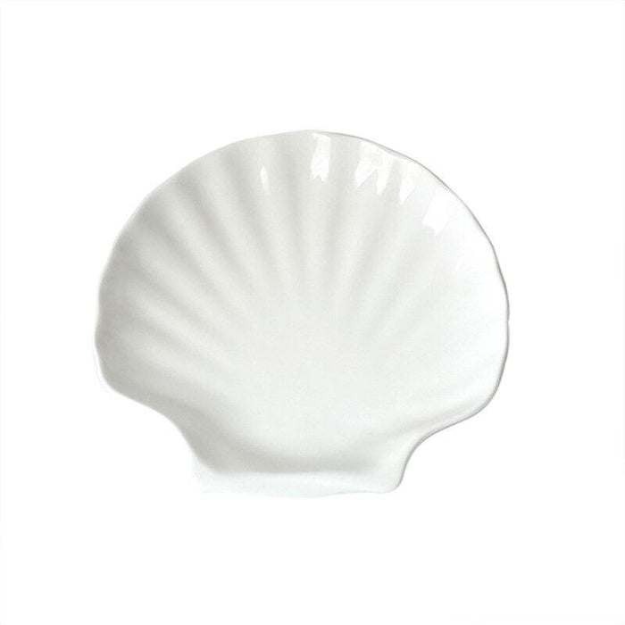 Elegant Ocean Style Ceramic Plate for Serving Steak, Salad, and Desserts