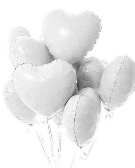 Rose Gold Heart-Shaped Foil Balloon Collection - Ideal for Every Celebration