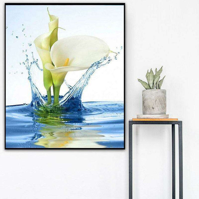 Calla Lily Floral Diamond Art Kit - Design Your Own Exquisite Masterpiece