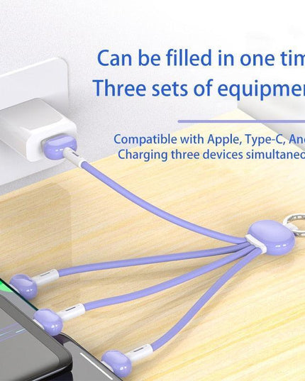 Compact Keychain USB Charger for iPhone and Xiaomi Redmi - Ultimate Travel Charging Solution