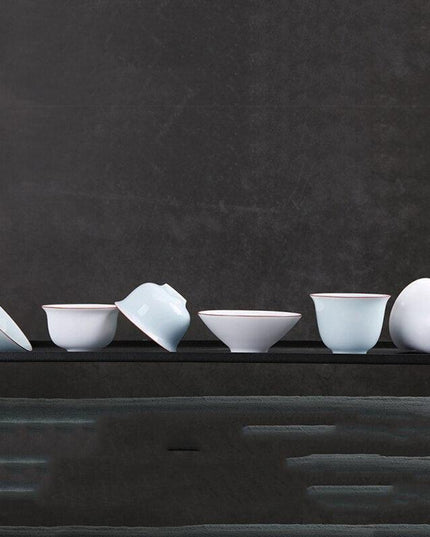 Handcrafted Elegance: Premium White Jade Porcelain Teacups for the Ultimate Tea Experience