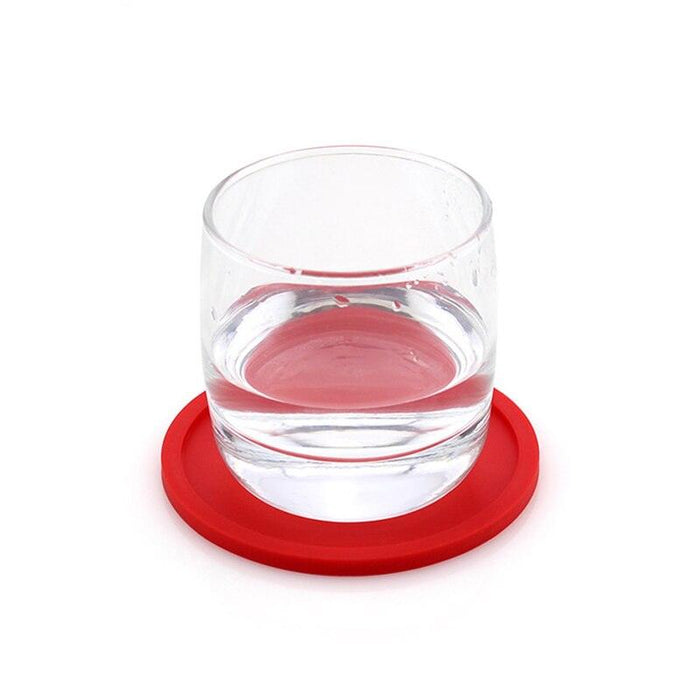 Silicone Beverage Coasters - Modern Table Decor for Home and Workspaces