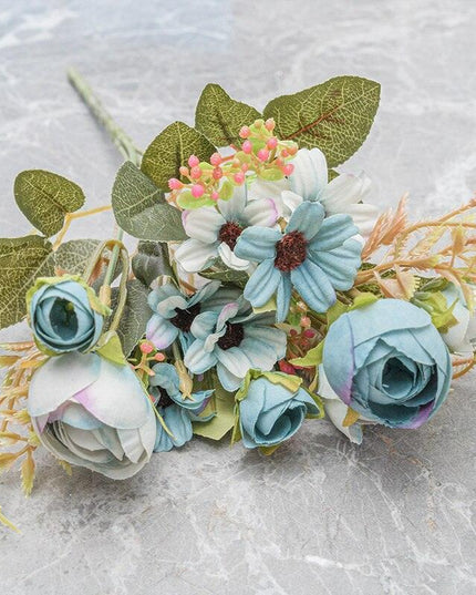 Timeless Pink Silk Rose Bouquet - Exquisite Home and Event Decoration