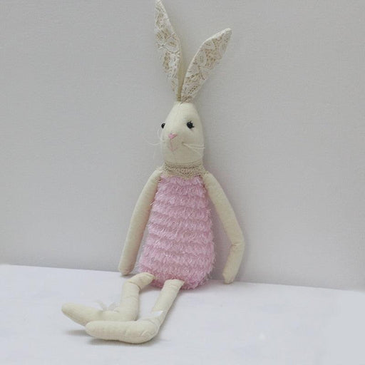 Elegant 65cm Handmade Easter Bunny Plush - Premium Kawaii Rabbit Doll