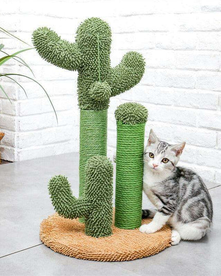 Elegant Cactus Cat Retreat - Luxurious Climber for Stylish Felines