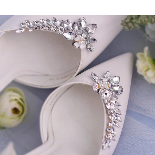 Sparkling Rhinestone Shoe Embellishments for Elegant Occasions