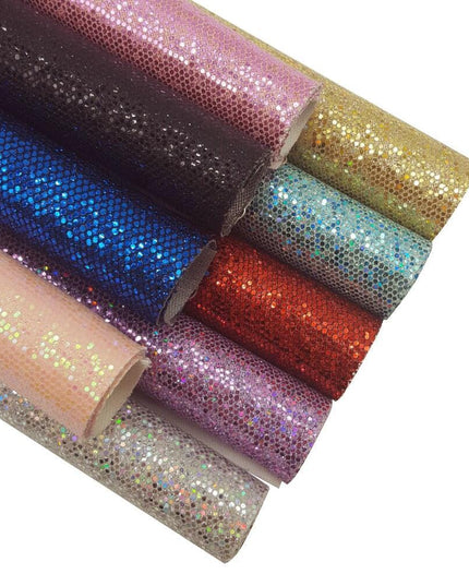 Glittering Faux Leather A4 Craft Sheets: Ignite Your Imagination