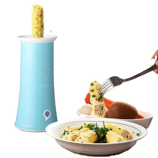 Electric Egg Roller with Auto-Rise Feature and Portable Design