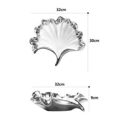 Luxurious Bone China Serving Tray - A Timeless Elegance for Dining and Decor