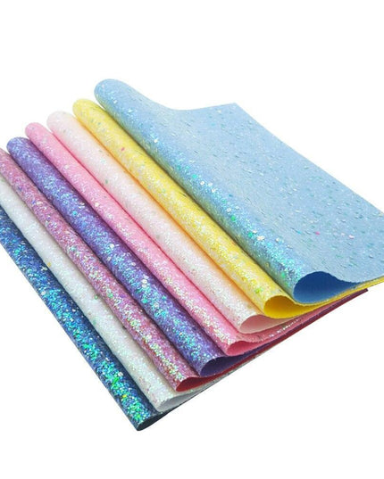 Glamorous Glitter Faux Leather Sheets for Creative Crafting Adventures!