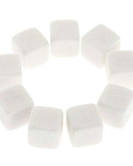 Luxury Golden Dice-Shaped Stainless Steel Chilling Stones for Beverages and Whiskey