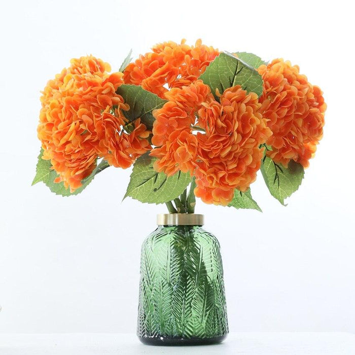 Deluxe 3D Latex Hydrangea Flower Arrangement - Elegant Floral Decor for Home and Events