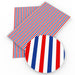 Patriotic Faux Leather Crafting Material - 20*33cm