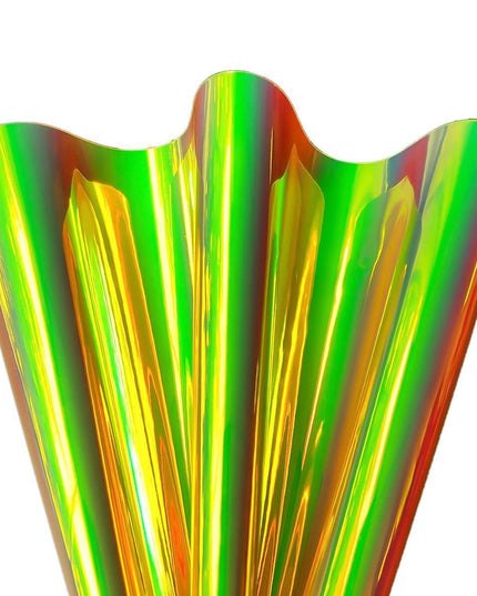 Reflective Holographic Iridescent Faux Leather - Essential Crafting Material