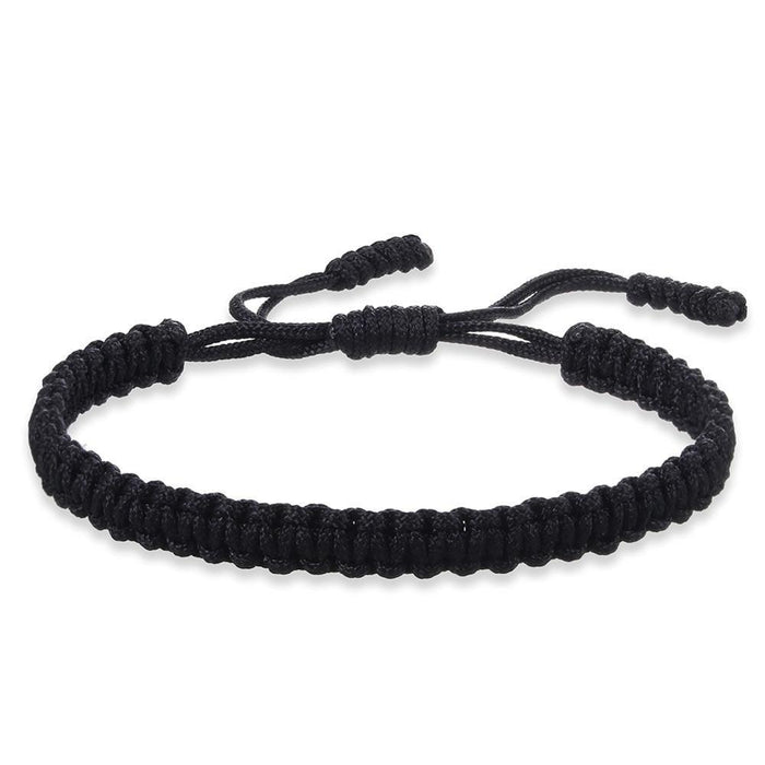 Tibetan Buddha Spiritual Charm Bracelet: Handcrafted Unique Accessory