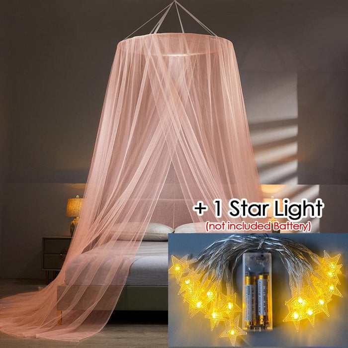 Foldable Bed Canopy Mosquito Net for Summer Camping and Bedroom Use