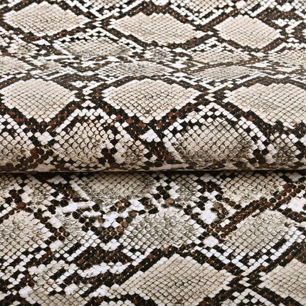 Faux Snake Skin Leather Craft Fabric - Elevate Your Creations!