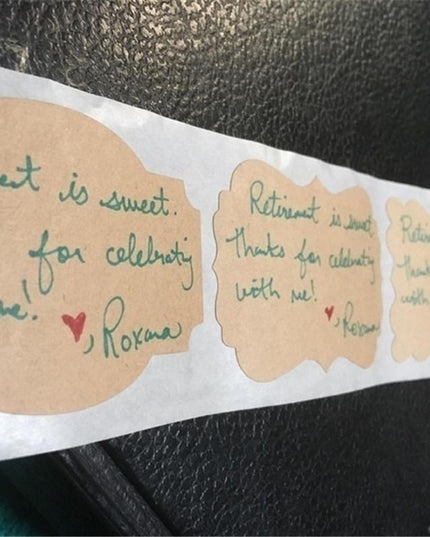 Charming Retro Kraft Paper Labels for Stylish Kitchen Organization