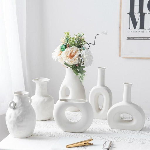 Ceramic Artistic Vase for Dried Floral Arrangements