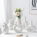 Artistic Abstract Ceramic Vase for Contemporary Dried Floral Arrangements