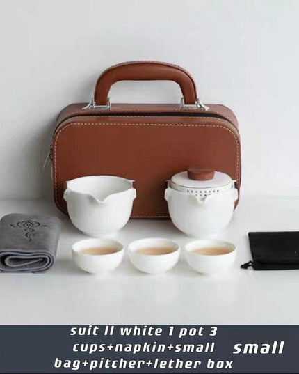Zen Zhiyu Travel Tea Set - Your Portable Gateway to Tea Bliss