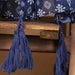 Blue Porcelain Print Cashmere Blend Shawl Wrap - Stylish Versatility for Every Event