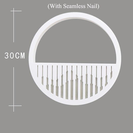 Sleek Round Acrylic Wall Planter for Contemporary Succulent Display