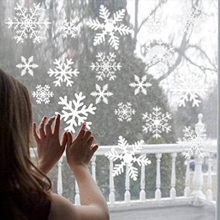 Enchanting Winter Wonderland Snowflake Decals Set