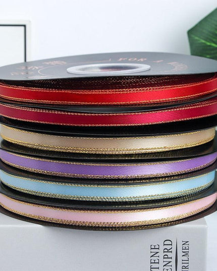 Luxe Shimmering Satin Craft Ribbon Collection - 50 Yards of Premium Quality for DIY Masterpieces