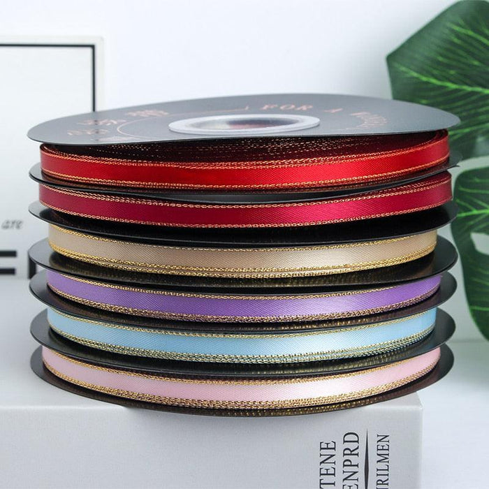 Luxe Shimmering Satin Craft Ribbon Collection - 50 Yards of Premium Quality for DIY Masterpieces