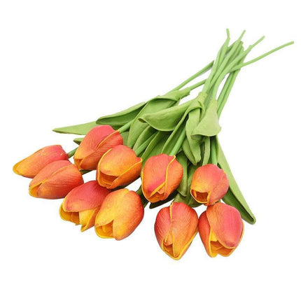 Tulip Elegance Collection: Premium Realistic Faux Flower Set for Stylish Home Decoration